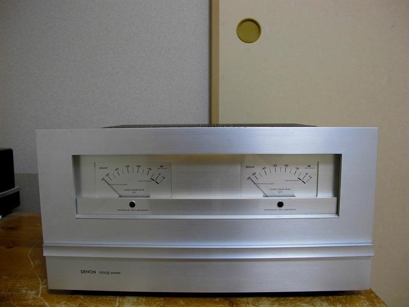 DENONの受注生産品真空管パワーアンプ、POA-1000Bです Yahoo