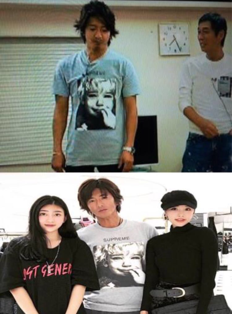 木村拓哉 Supreme シュプリーム キムタク Box キムタク着 Tee キムタク 