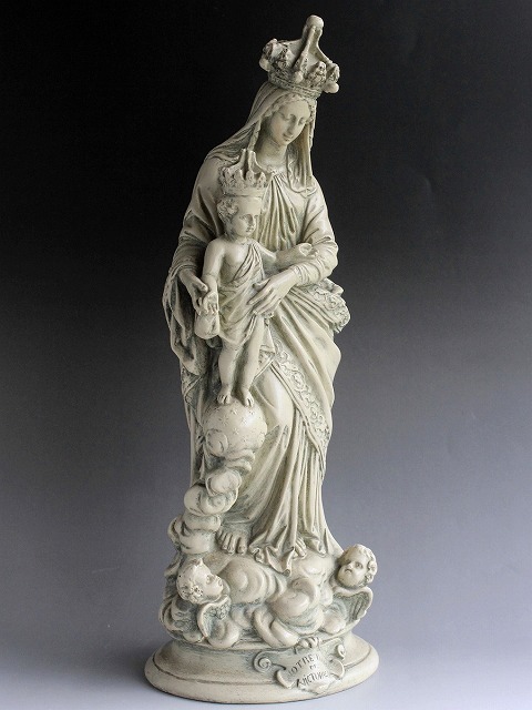 アンティーク マリア像 大型 Notre-Dame des Victoires 勝利の聖母