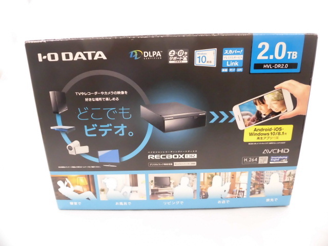 ジャンク扱い○I-O DATA NAS 「RECBOX DR」 2TB テレビ録画ダビング