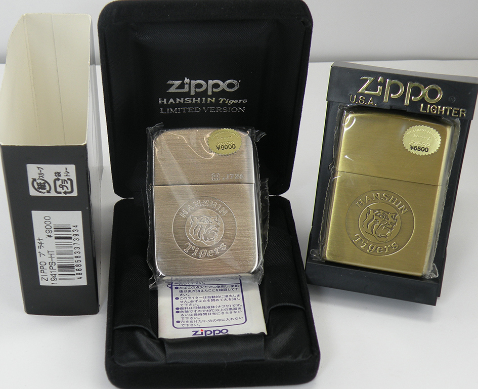 人気SALE，100%新品 阪神タイガース限定 ZIPPO ２個セット 品(その他)｜売買されたオークション情報、yahooの商品情報をアーカイブ公開 - オークファン Zippo