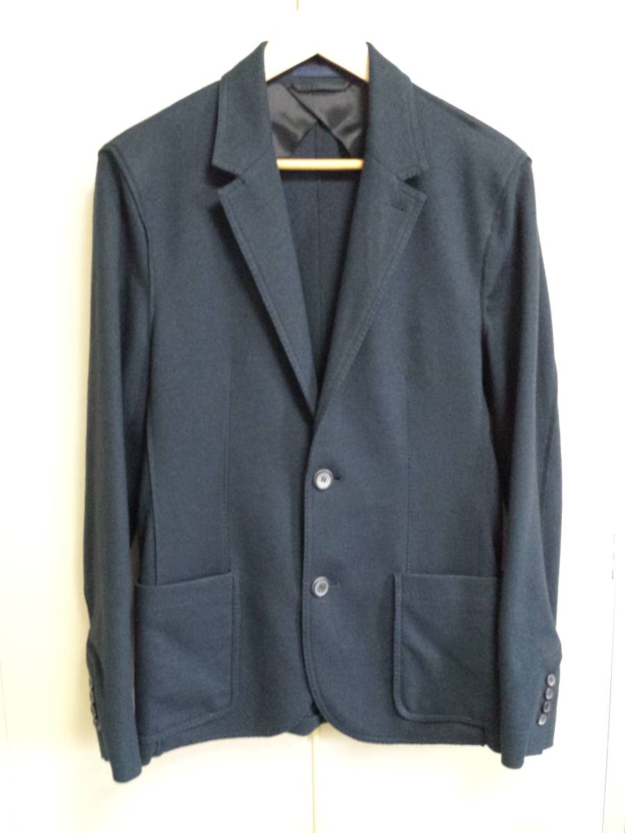 LANVIN ランバン 13AW テーラード ジャケット ブルゾン 46 ネイビー