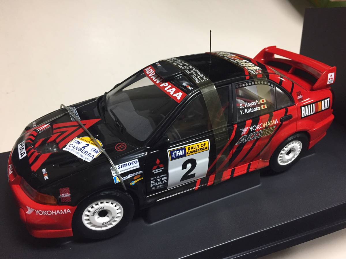 1/18 オートアート ミツビシ ランサーエボルーション Ⅵ WRC'99 #2