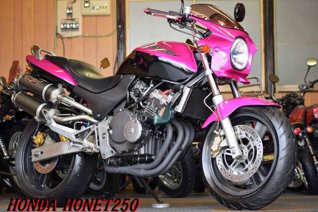 HONDA ホーネット250 MC31 後期型 ETHOSデュアルマフラー 整備済 WAKO
