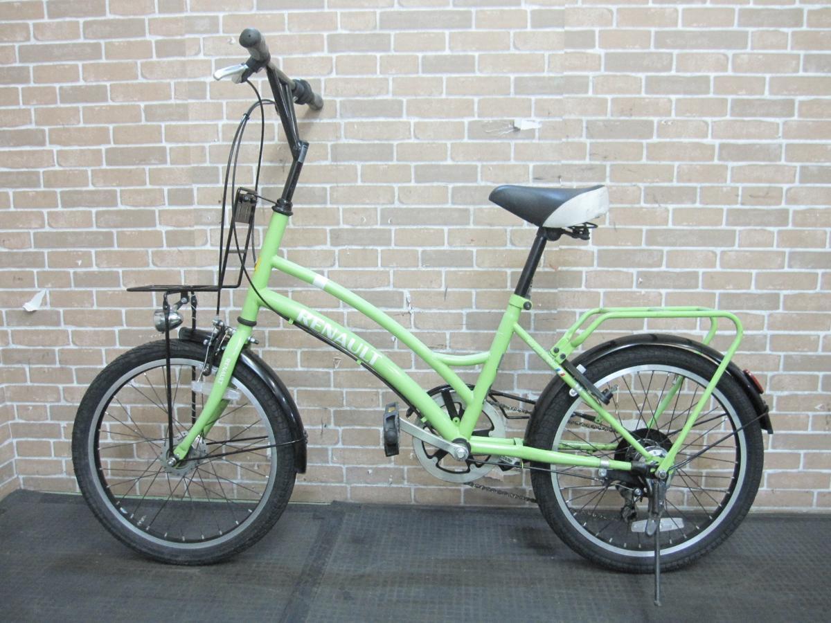 RENAULT ルノー ミニベロ 20インチ 6段変速 グリーン