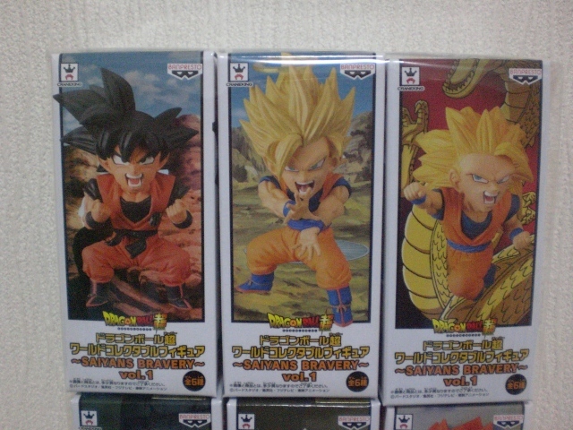 ☆ドラゴンボール超 ～SAIYANS BRAVERY～ ワーコレ Vol.1 (全6種