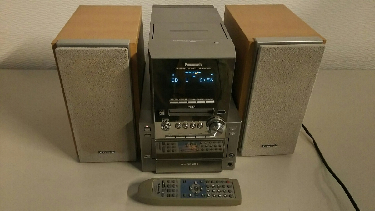Panasonic パナソニック CD/MD/FM/AM/カセット 5CDチェンジャー