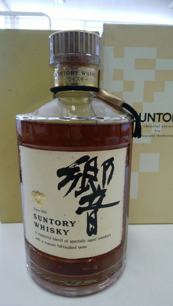 響 サントリー 旧ボトル 金キャップ 未開封 700ml ウイスキー 裏