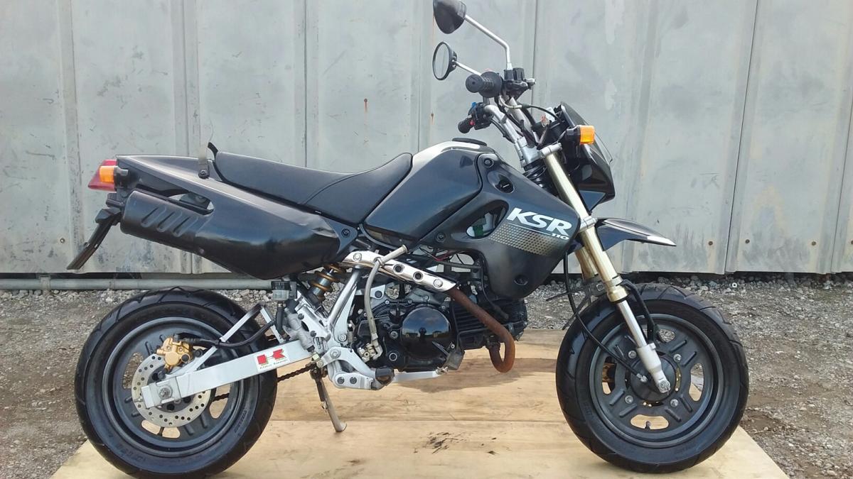 ☆3128☆カワサキ KSR110 実動 千葉 「kawasaki ksr 110」(オートバイ 