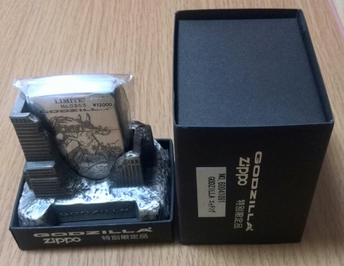 Zippo/ジッポー GODZILLA ゴジラ 台座付き 特別限定品