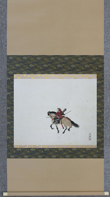 真作保証 石踊達哉10号武者 名鑑310万瀬戸内寂聴「源氏物語」