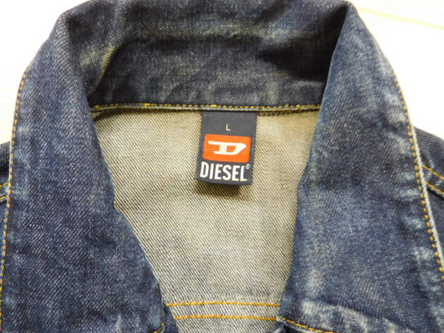 芸能人多数着用【ディーゼル Diesel】ストレッチデニムジャケット G 