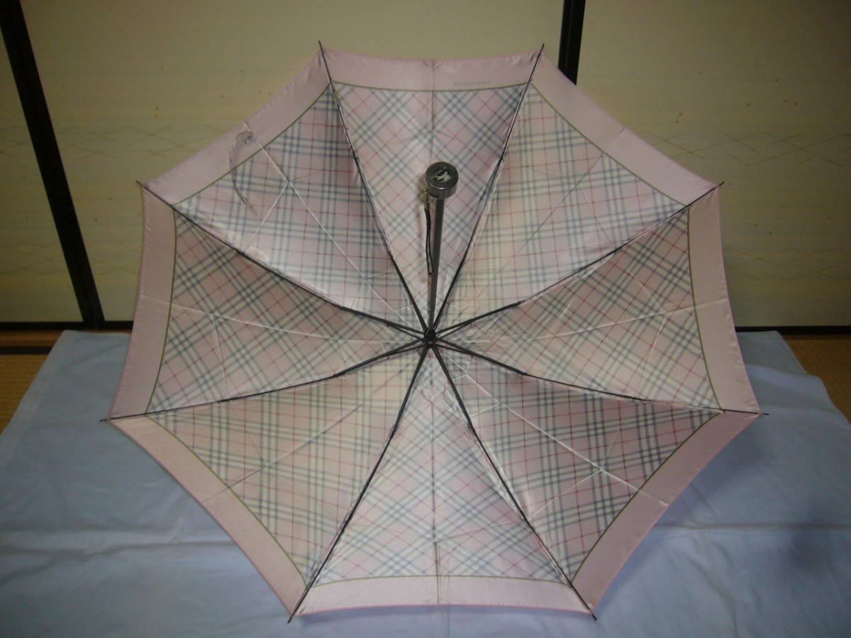 ☆値下げ！新同品☆雨晴兼用☆バーバリー BURBERRY☆折り畳み傘☆収納