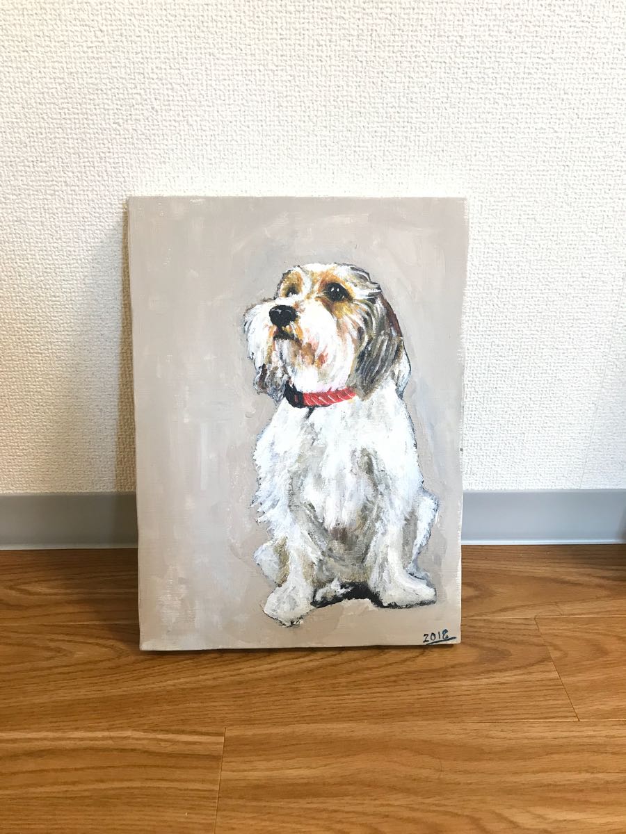 プチ バセット グリフォン バンデーン 犬 アクリル画 動物画 売買されたオークション情報 Yahooの商品情報をアーカイブ公開 オークファン Aucfan Com