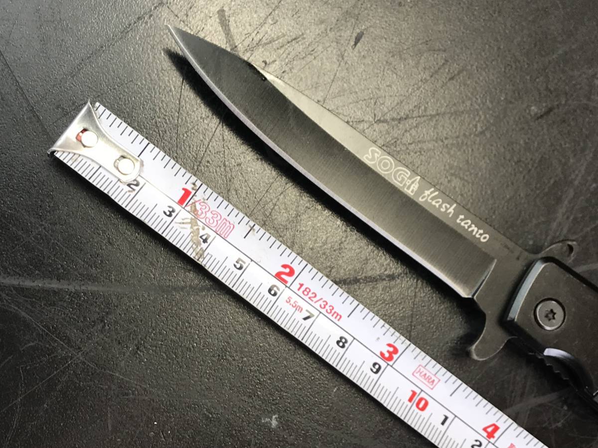 Sog Flash Tanto Black ソグ アーバン ナイフ クイック アシスタント 指一本 開く Sog フィッシング ハンティング スピアポイント ハンティングナイフ 狩猟刀 売買されたオークション情報 Yahooの商品情報をアーカイブ公開 オークファン Aucfan Com