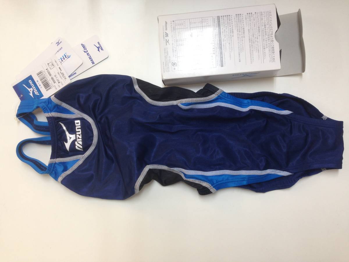 ミズノ mizuno アクセルスーツ ウォータージーン ハイカット 競泳水着 M タグ付き_1