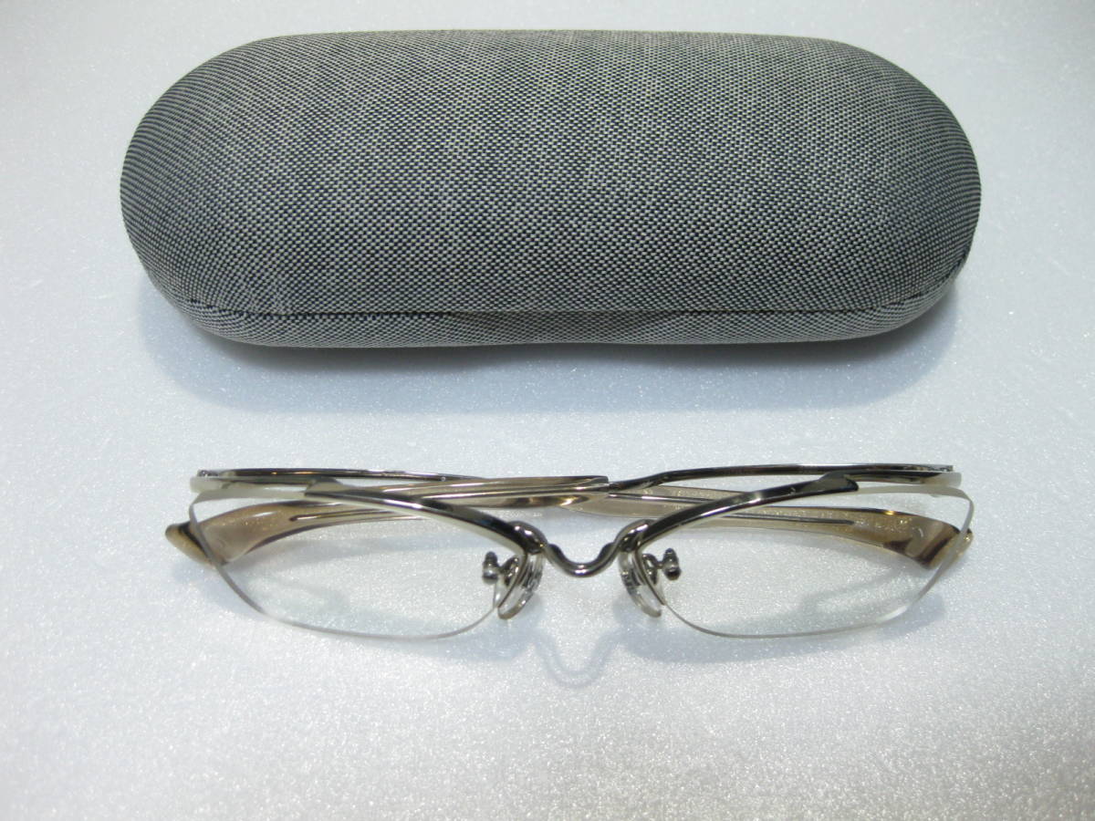 激レア　999.9　フォーナインズ　O-10T　col.2　シルバー　石橋貴明　先セル新品交換済み　メガネ　眼鏡　ナイロール