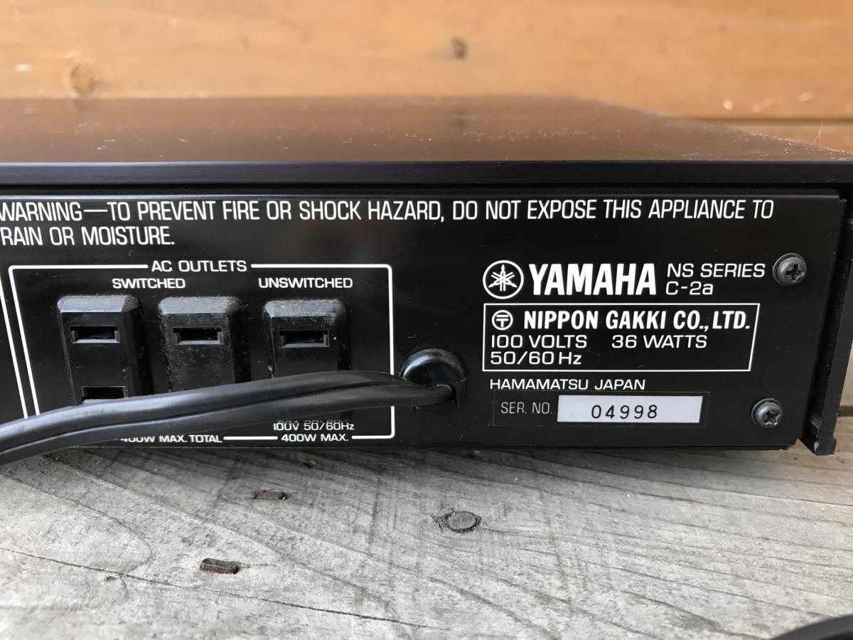 J YAMAHA(ヤマハ) C-2a プリアンプ コントロールアンプ 出音 現状 