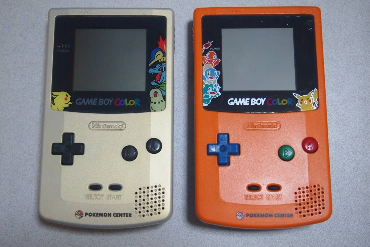 ゲームボーイカラー 金銀記念 本体 ポケモン ソフト セット 