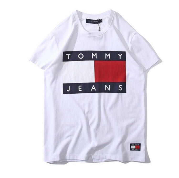 格安，2025 TOMMY HILFIGER Tシャツ Lサイズ(半袖Tシャツ)｜売買されたオークション情報、yahooの商品情報をアーカイブ公開 - オークファン 男性用