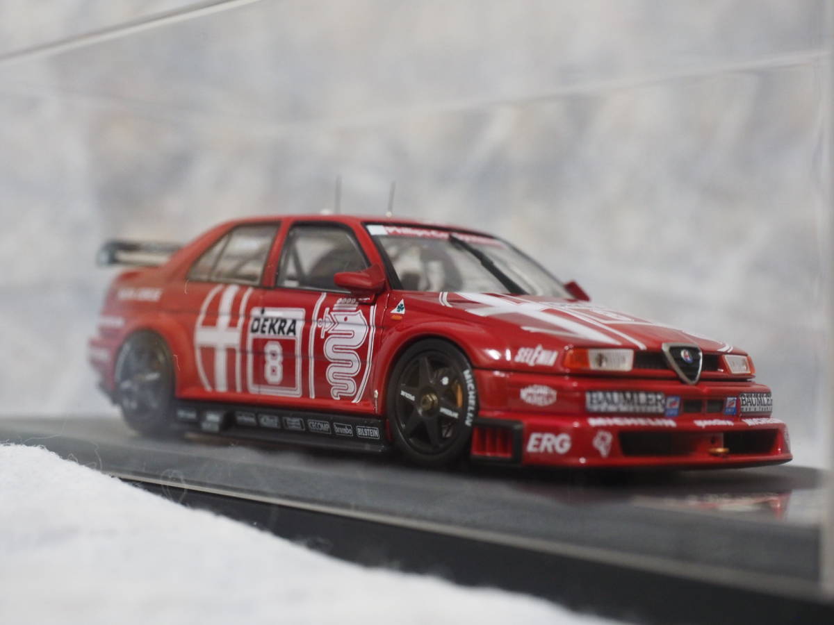 hpi 1/43 アルファロメオ 155V6 Ti 1993 DTM #8 N. Larini DTM hpi V6 #27