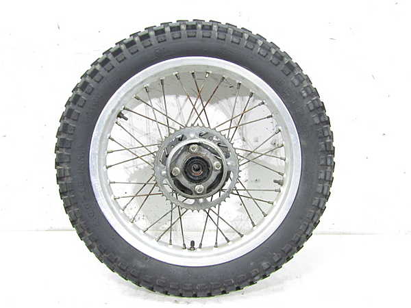 イーハトーブ JD03 バイアルス TL125 ☆フロントホイール タイヤにヒビ