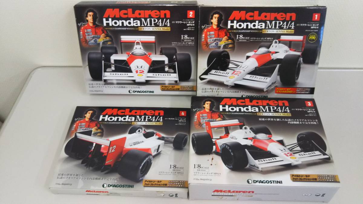 ジャンク デアゴスティーニ 週刊マクラーレン ホンダ MP4/4 1-70巻 