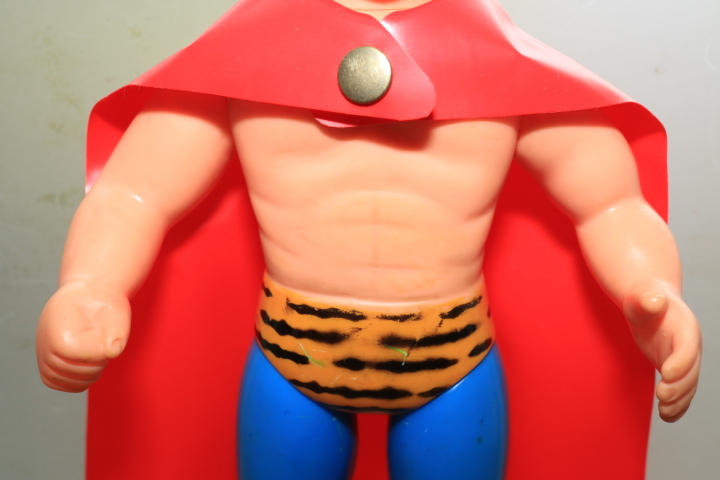 当時物 タイガーマスク ソフビ 人形 昭和レトロ 中嶋製作所 亀マーク