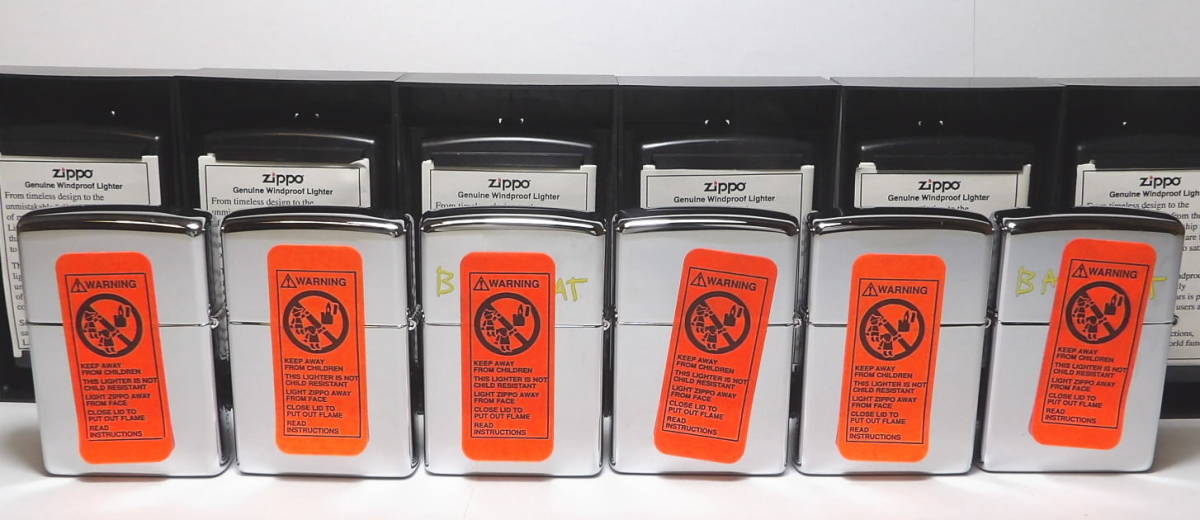 Zippoジッポー バスキア Basquiat 3種6個 限定品 シリアルNO付 2000年 未