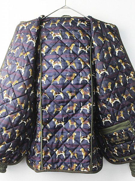 Barbour バブアー ALDERLEY 中綿 キルティング ジャケット XXL/カーキ アウター 上着【2400010775970】 BARBOUR（バブアー） リデスデイル キルテッド ブルゾン collection LIDDESDALE