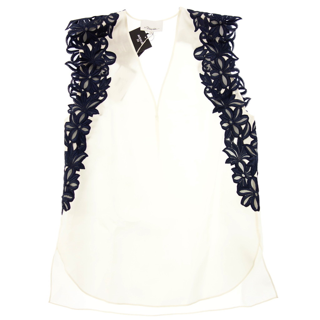 未使用◇3.1 phillip lim 3.1フィリップリム シルク ノースリーブ 
