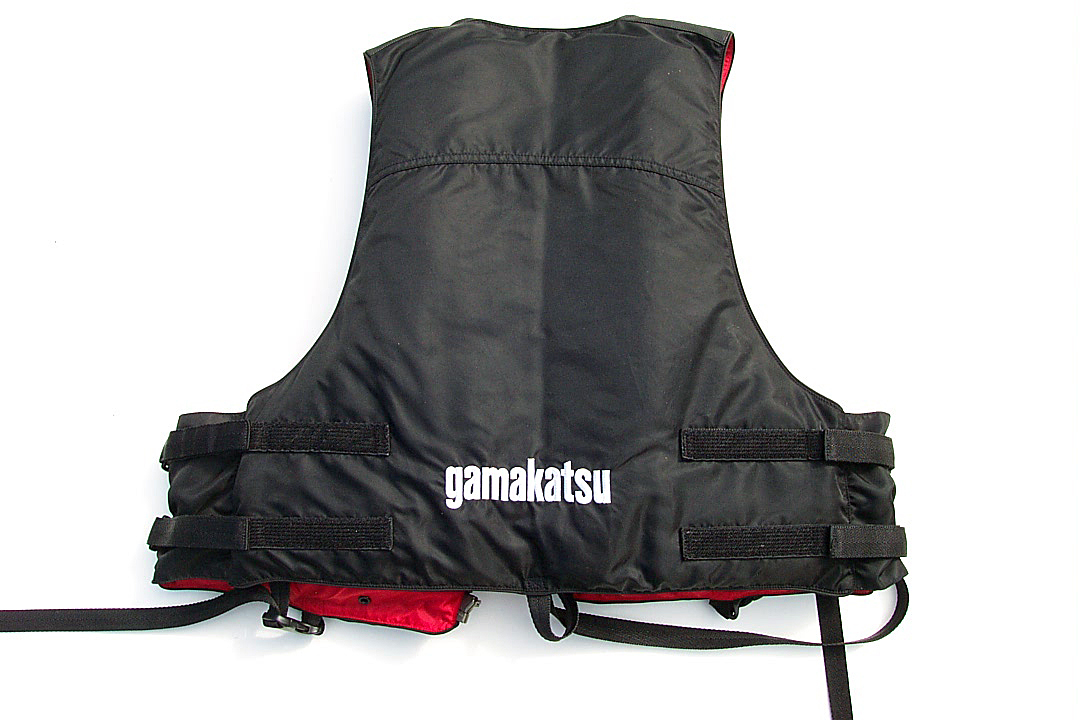 がまかつ(Gamakatsu) フローティング ベスト GM-2140ブラックレッドPVC