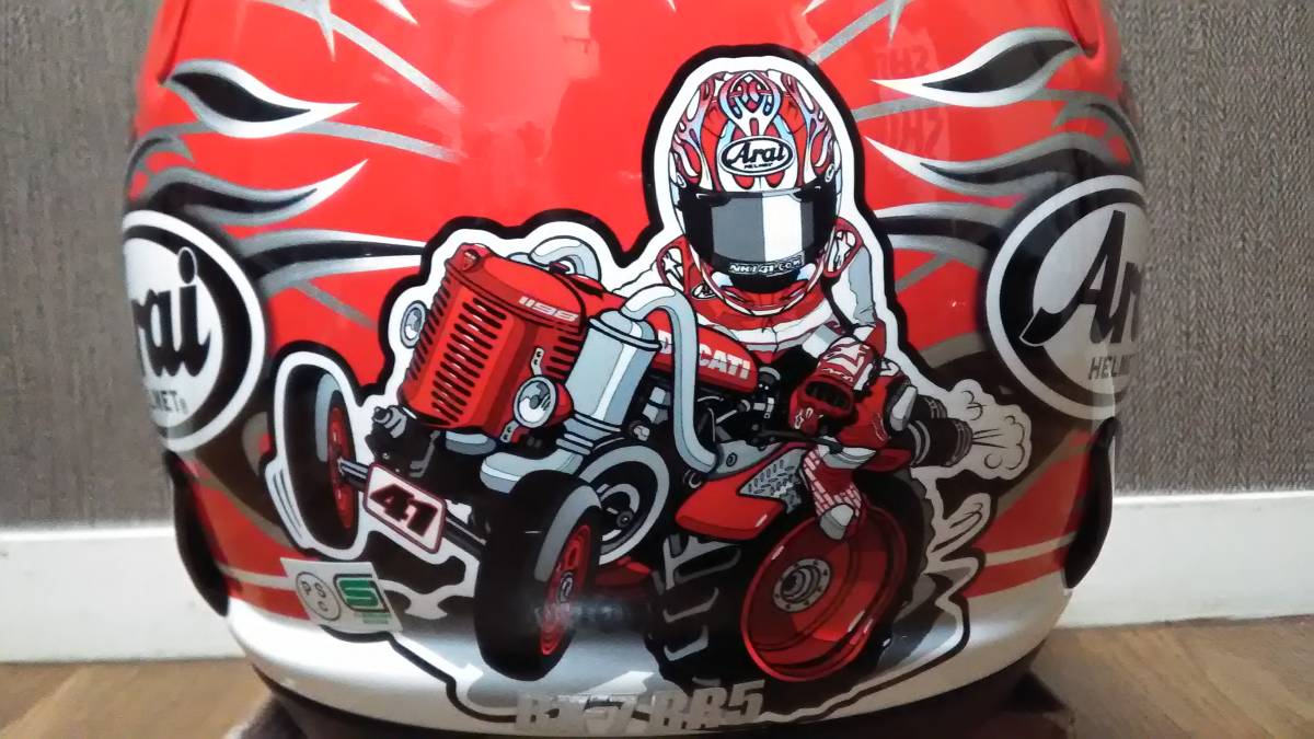 Arai RX-7 RR5 RRV haga3 芳賀紀行 ヘルメット ハガ3 XLサイズ 