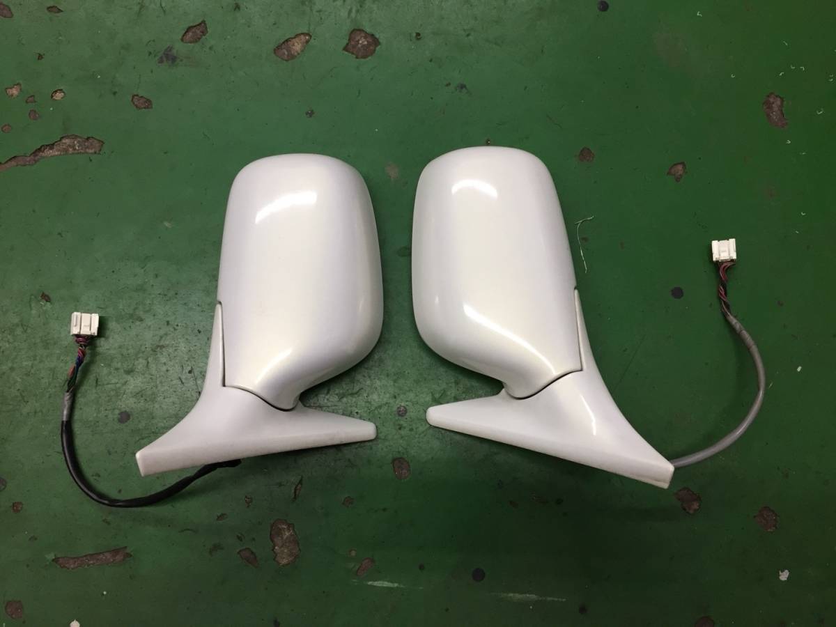 100円スタート 100円スタート JZX100 マークⅡ ドアミラー 左右 パール 