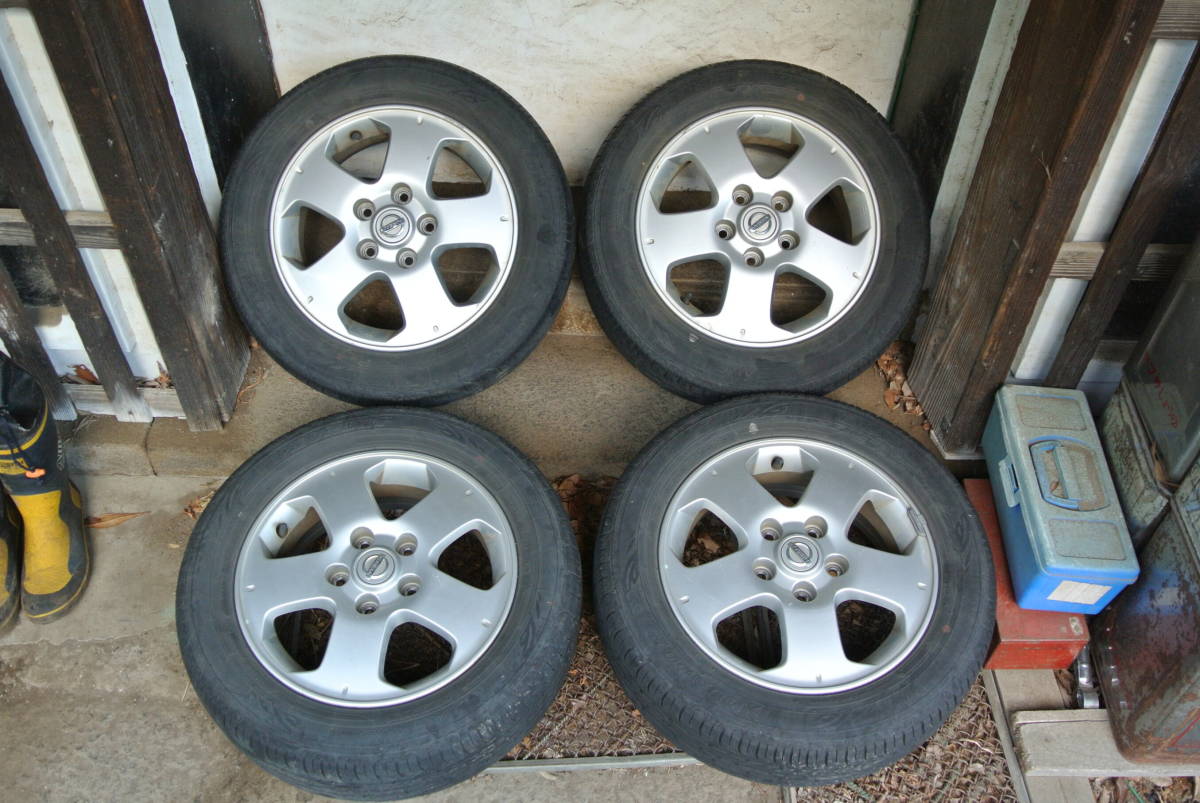 値下げ！　日産ラフェスタ純正アルミ＋DUNLOP ENASAVE 195/60R15 14年製７分山
