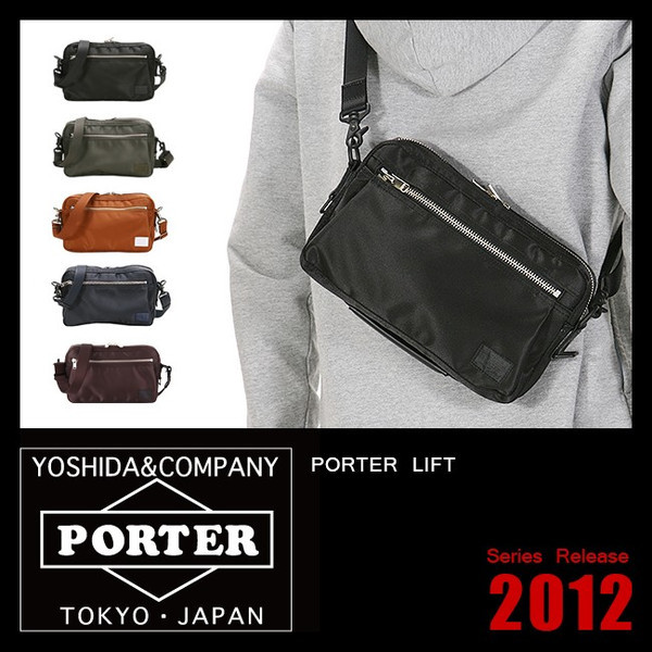  ポーター タンカー リフト ショルダー バック 黒 ブラック(ショルダーバッグ)｜売買されたオークション情報、yahooの商品情報をアーカイブ公開 - オークファン かばん、バッグ