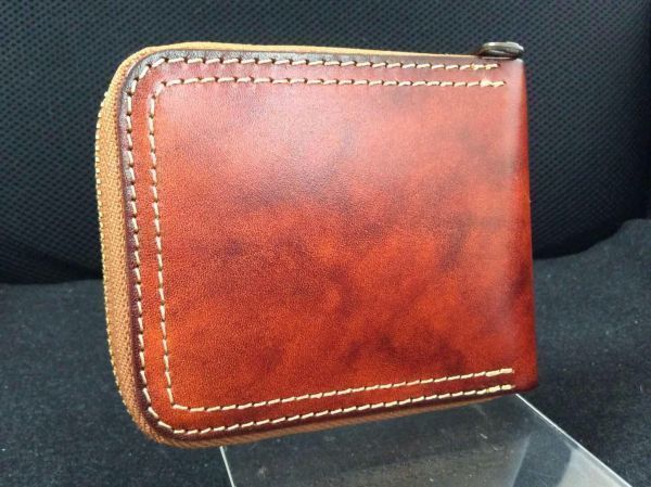 手縫い手染め栃木レザー短財布/ブラウンDM -002 ふるさと納税「本革×手縫い」ショート リング付き 切線派新商品キャンペーン中！本革小さなメッセンジャーバッグ 3&frasl;20 ポイント最大10倍＆クーポン配布中！ 本革ブックカバー「OLIVE」|手染めの魅力・サイズ選び・厚みに強い理由