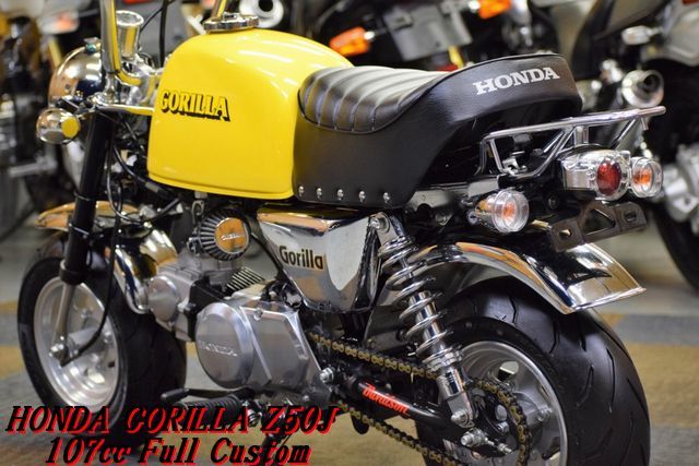 HONDA ゴリラ Z50J 豪華カスタムパーツ多数 107ccボアアップ PC20BIG