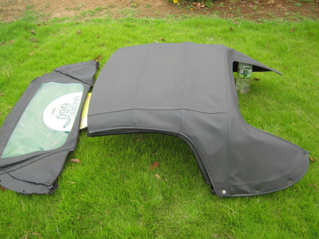 ホンダ ビート 純正 幌・ソフトップ 美品 クロス + フレーム・リア