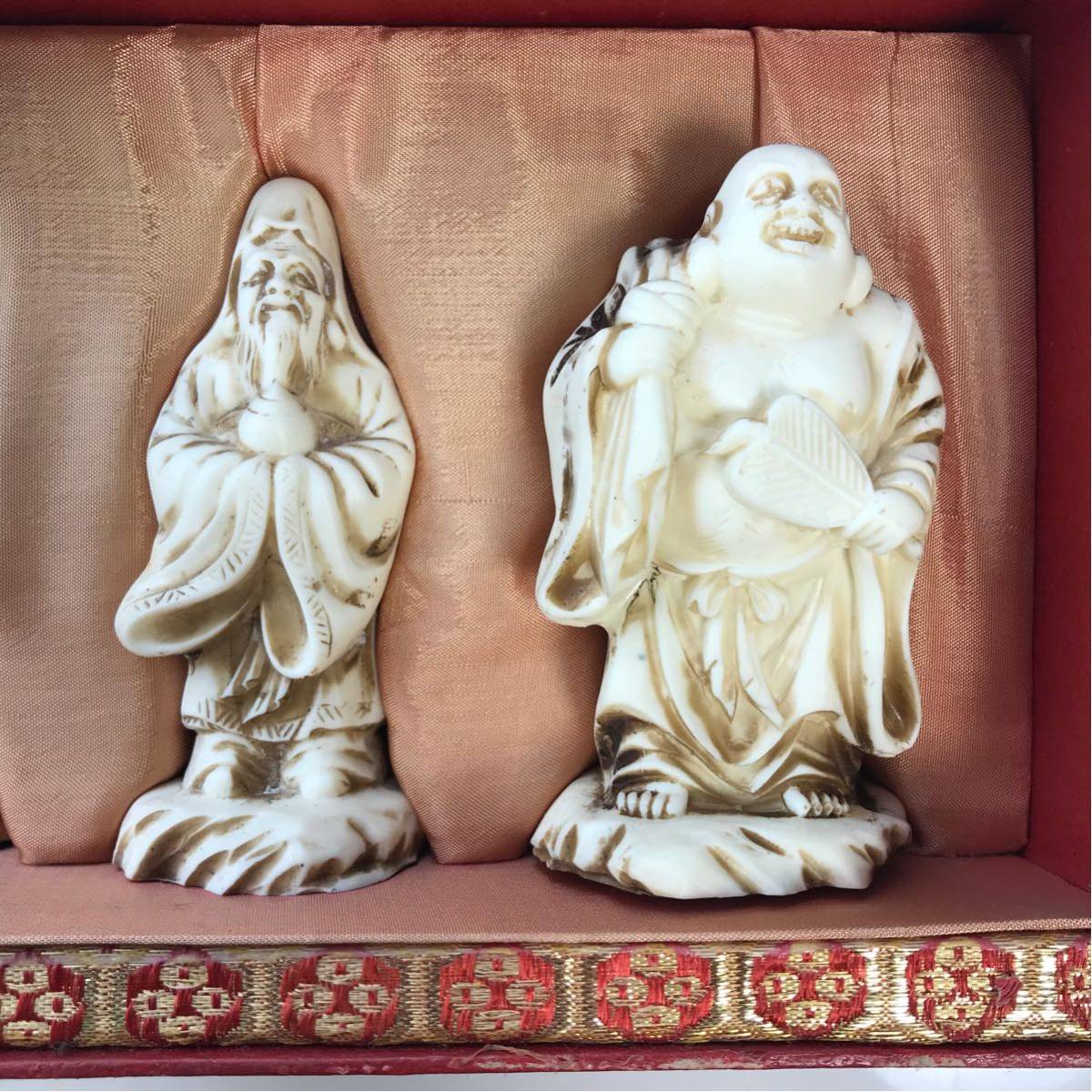 七福神置物 象牙 七福神 古美術ささき | 本象牙 重さ：43g 桐箱付