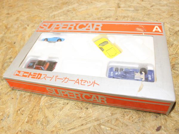 FAC06091 トミカ Tomica スーパーカー Aセット 日本製 4台欠 ギフト