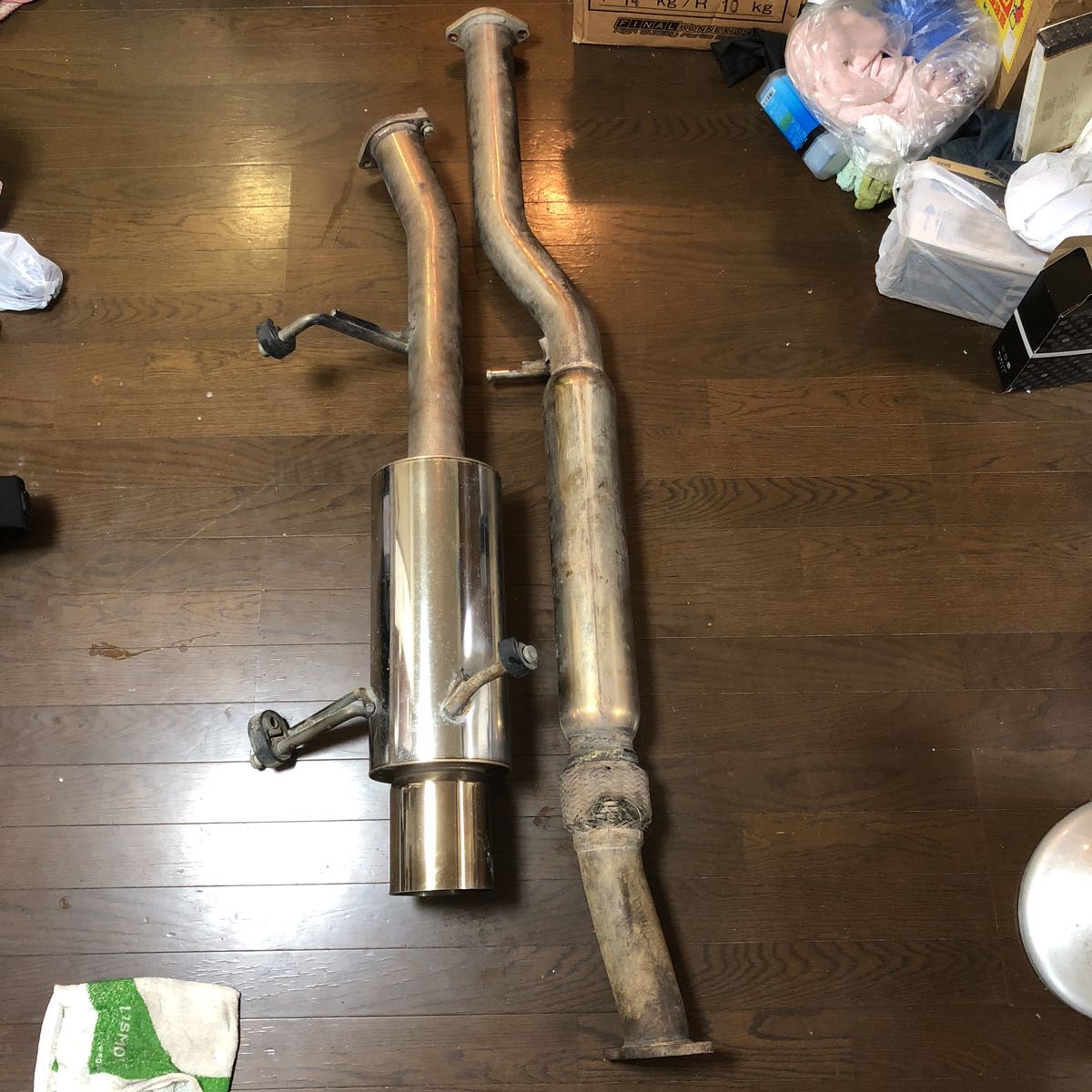 スバル インプレッサ GC8 HKS マフラー