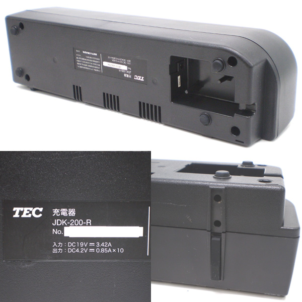 ☆TEC/東芝テック HTL-200用バッテリーパック用充電器 JDK-200-R