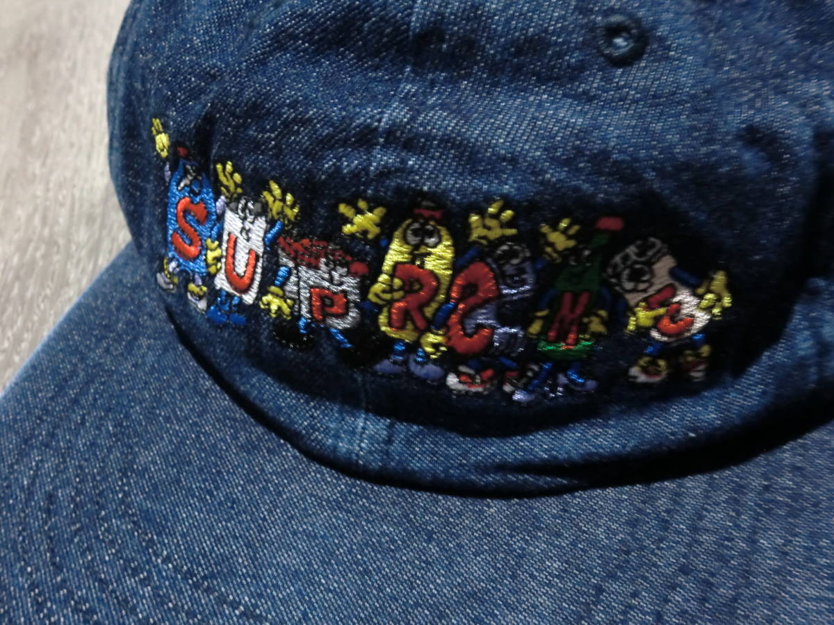 18ss Supreme Friends 6-Panel Denim＊シュプリーム デニム キャップ