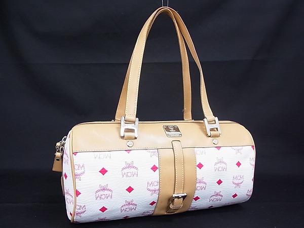 1円 MCM エムシーエム ロゴグラム レザー ショルダーバッグ ミニ 