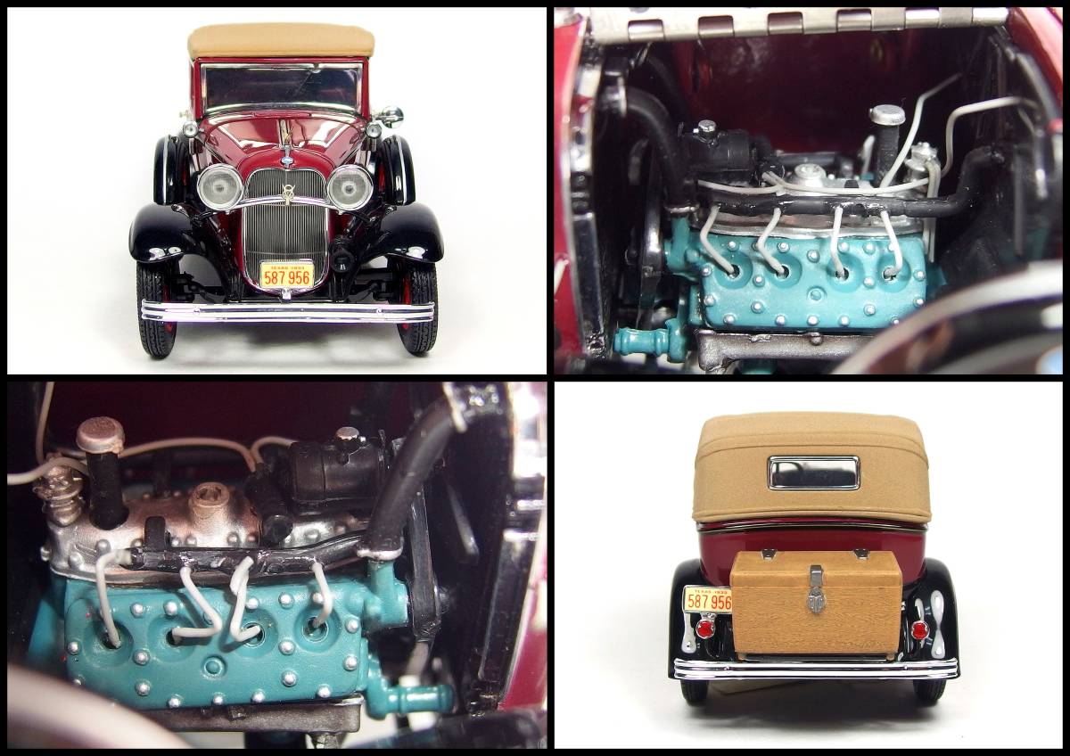 0 Ford Franklin Mint V8 Bonnie & Convertible Deuce Coupe [PIC