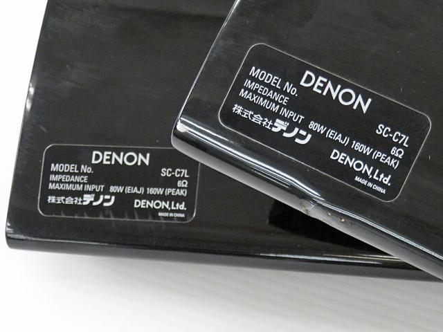 DENON デノン センタースピーカー システム SC-C7L ペア ブラック