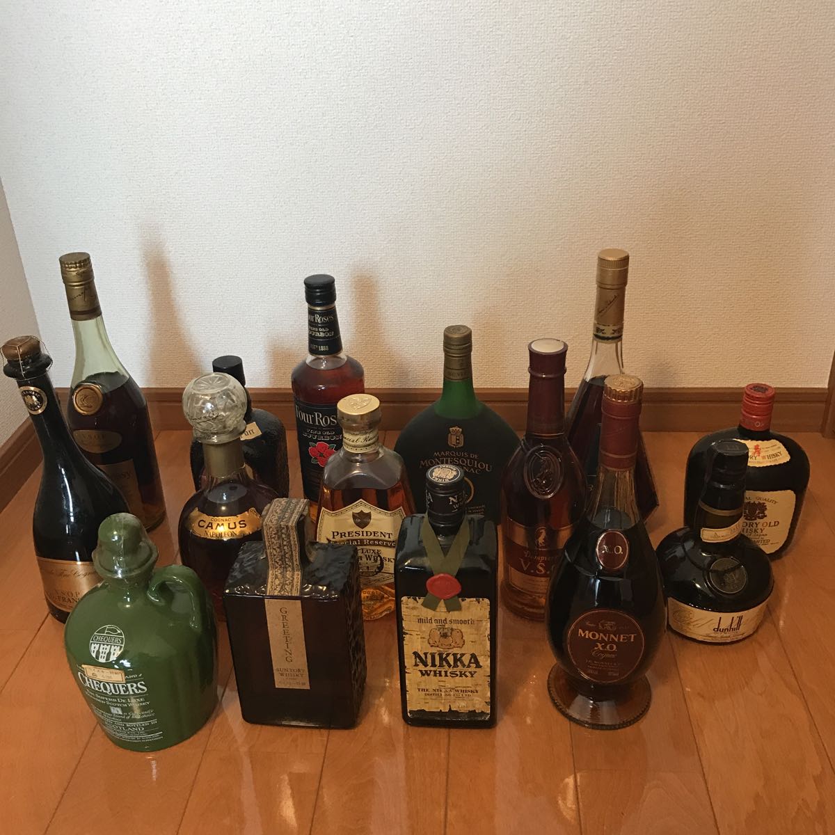 1円～ ブランデー ウイスキー 古酒 15本セット まとめ売り ② 