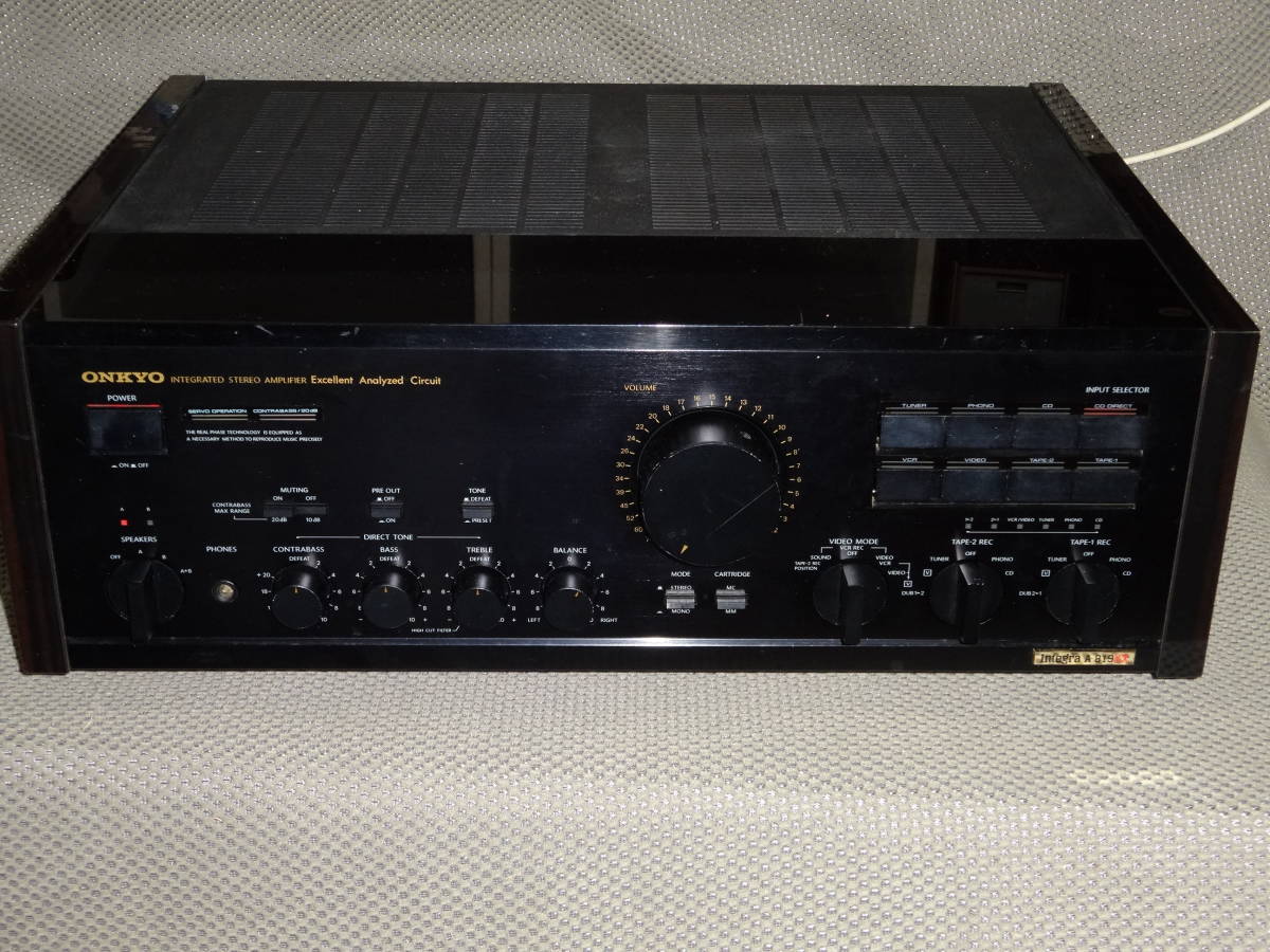 【名機】ONKYO Integra A-819XX プリメインアンプ オンキヨー Integra ONKYO A-819XX プリメインアンプ オンキョー オンキヨー - 名