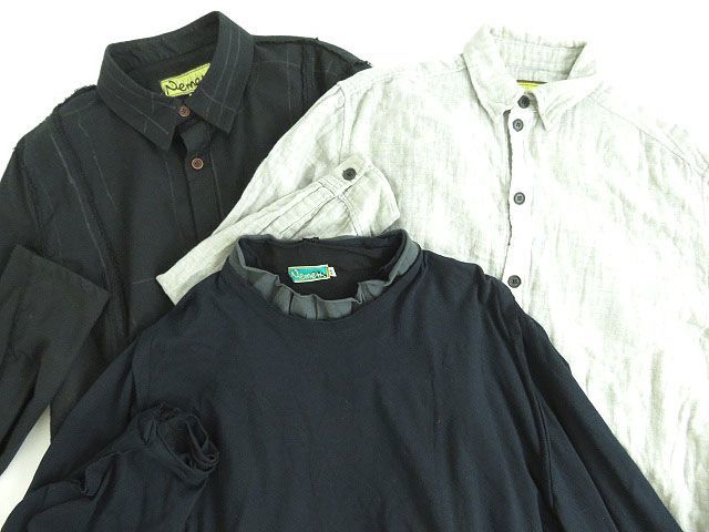  含む クリストファーネメス 長袖シャツ レイヤードデザイン 長袖Tシャツ 豪華3点セット LLサイズ相当 ブラック グレーなど(XLサイズ以上)｜売買されたオークション情報、yahooの商品情報をア XLサイズ以上